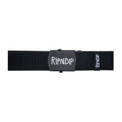 Alternative view of RIPNDIP - Cinturon Logo Web Belt // Black