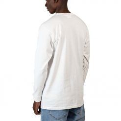 Alternative view of REELL - Camiseta Staple Logo LS // Snow White