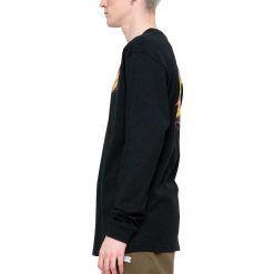 Alternative view of SANTA CRUZ - Camiseta LS Flamed Not a Dot // Black